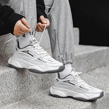 Damen Sneaker Sportlich atmungsaktiv Mesh Weiss