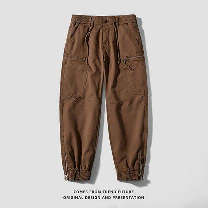 Herren Cargo-Hose Multifunktionshose Elastisch Vieltaschig