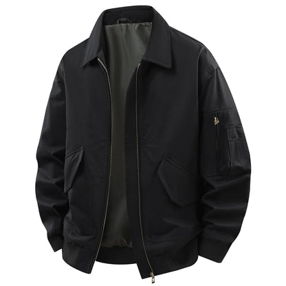 Herren Outdoor-Jacke Funktionell Wasserdicht Mit Vielen Taschen