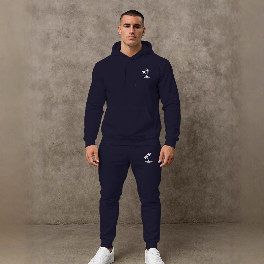 Herren Hoodie Set Bequem Jogginghose Sportlich