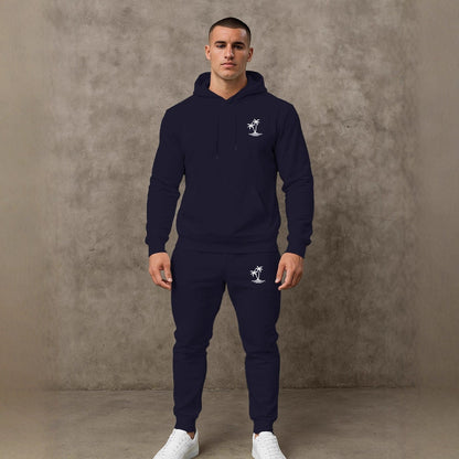 Herren Hoodie Set Bequem Jogginghose Sportlich