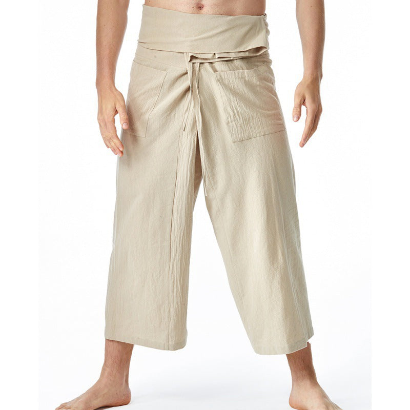Herren Wickelhosen Modern Lässig Bequem