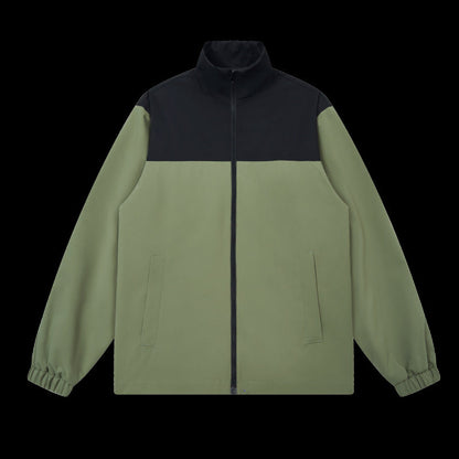 Herren Outdoor Jacke Sportlich Elastisch Mit Hochem Kragen