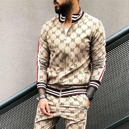 Herren Tracksuit Sportlich mit Grafikdruck Modern