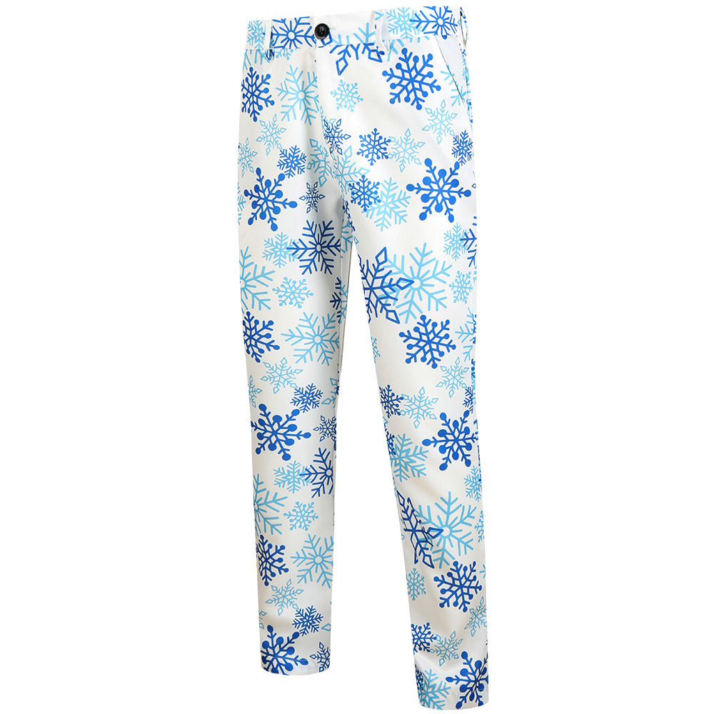 Herren Anzug Set mit Schneeflocken Muster Elegant Berlin