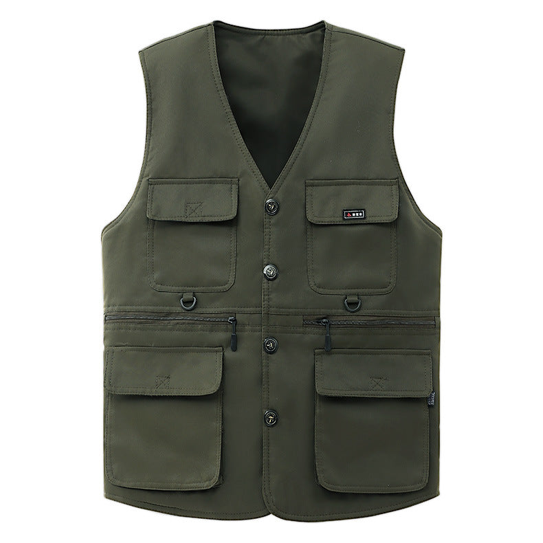 Herren Outdoor-Weste Funktionell Wasserfest Modern - BerlinGlamour
