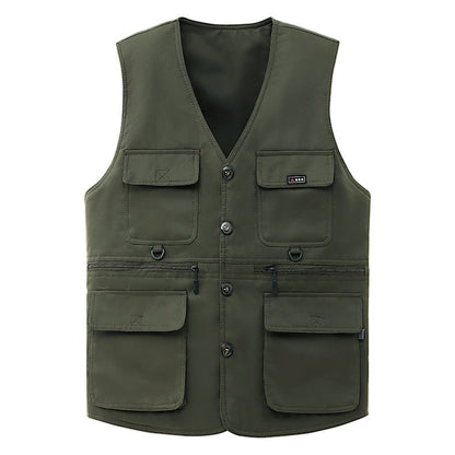 Herren Outdoor-Weste Funktionell Wasserfest Modern - BerlinGlamour