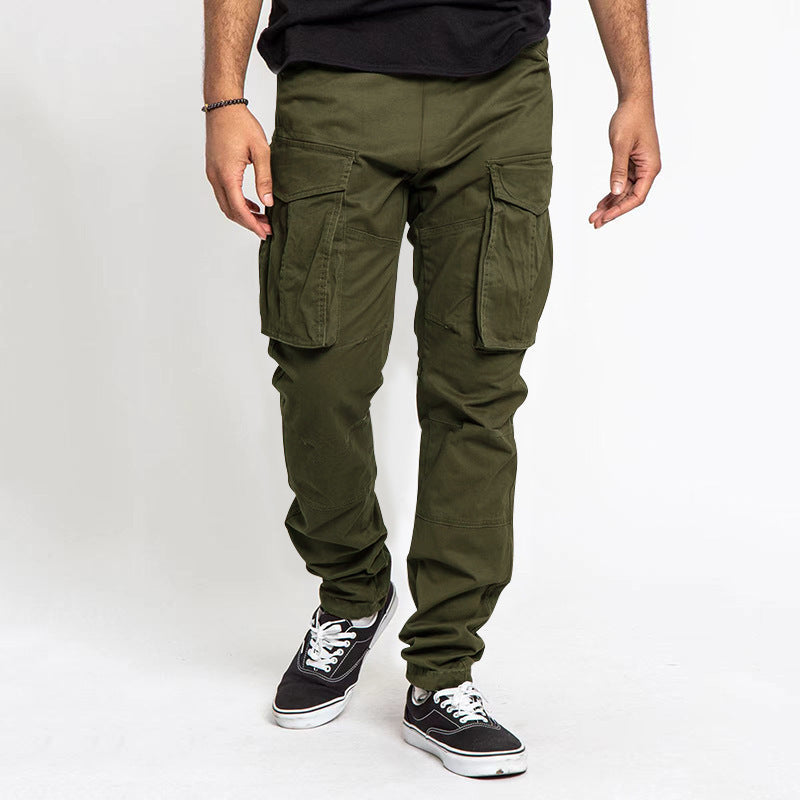 Herren Cargo-Hose mit multifunktionalen Taschen und elastischem Bund BerlinGlamour.