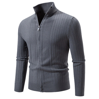 Herren Strickpullover Hochkragen Fein Modern