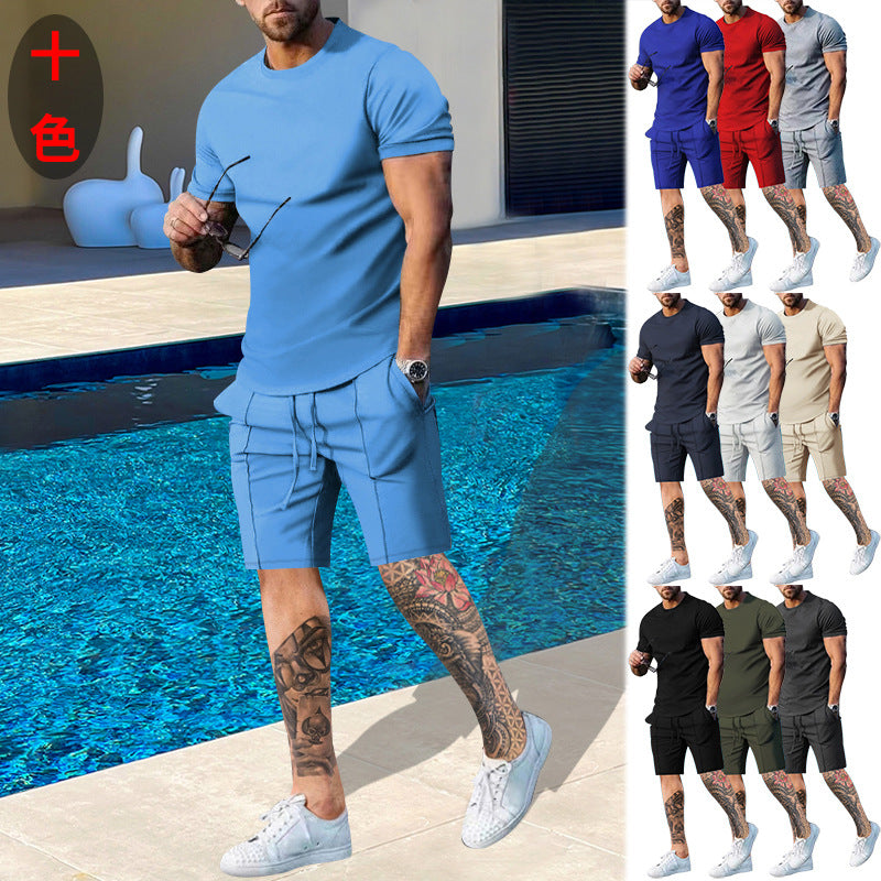 Herren Freizeitanzug Baumwolle Atmungsaktiv Modern Design - BerlinGlamour