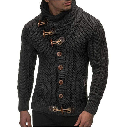 Herren Strickjacke Asymmetrisch Modern Trendig