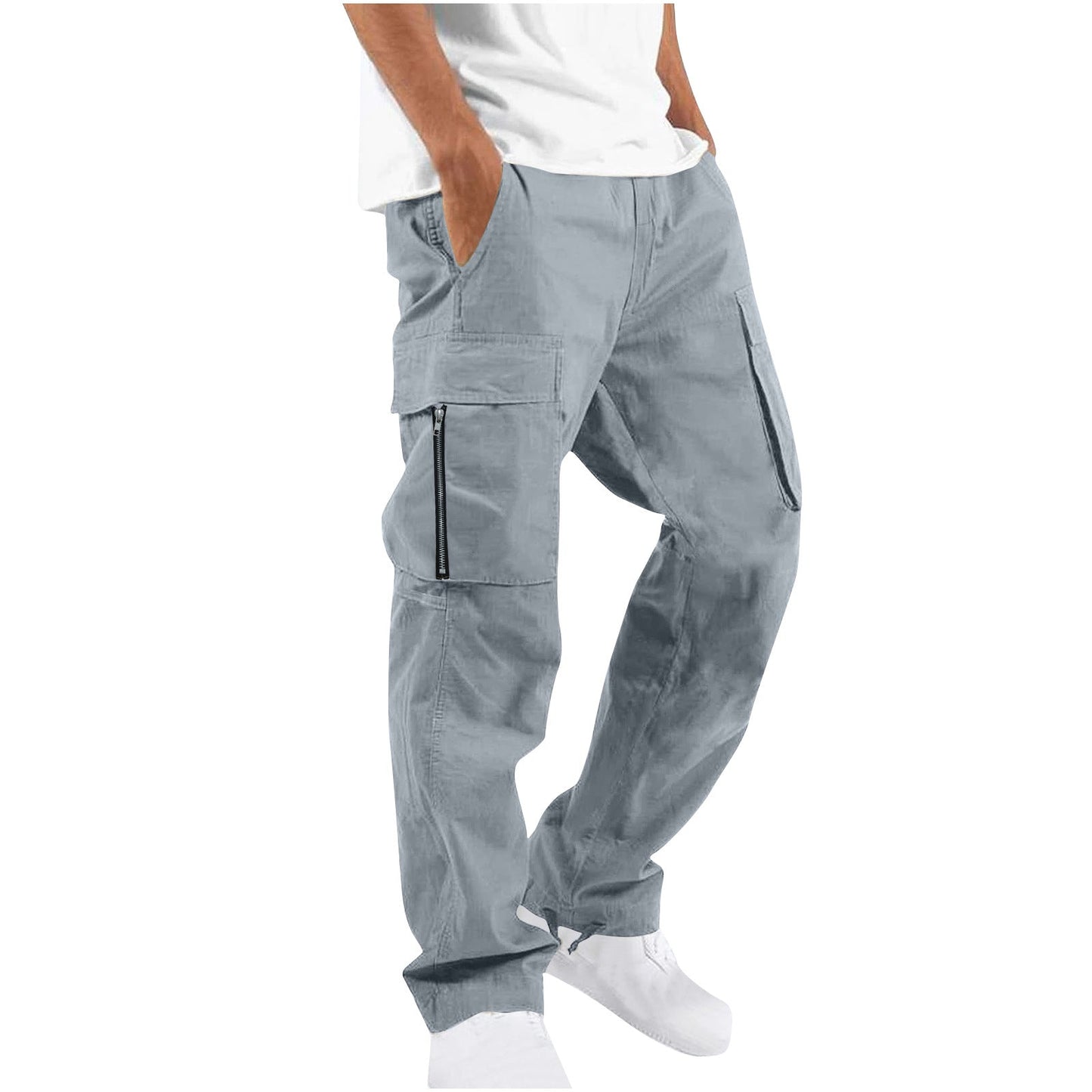 Herren Cargo-Hose Bequem Multi-Taschen Trendig