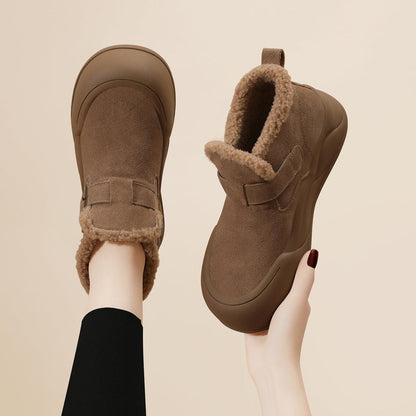 Damen Stiefeletten Winterlich Warm mit Weichem Innenfutter - BerlinGlamour