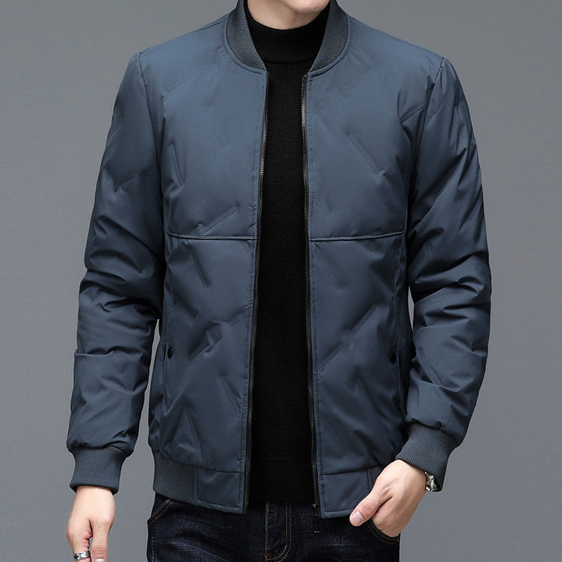 Herren Bomberjacke Steppjacke Reflektierend Modern