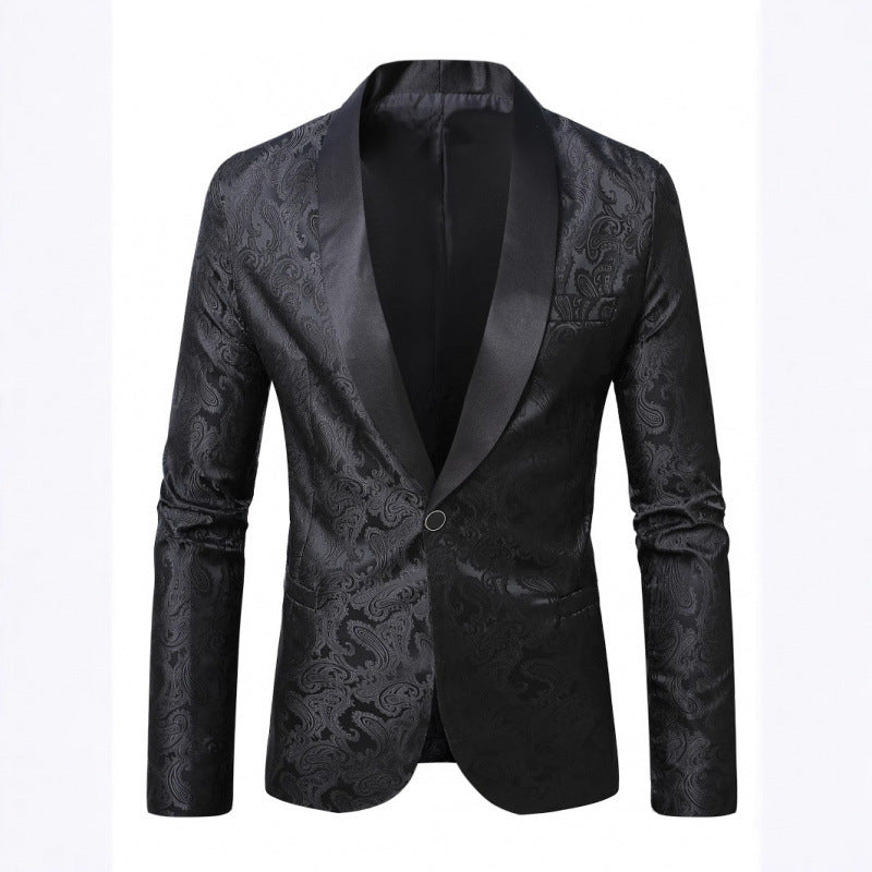Herren Smokingsanzug Blazer Elegant Paisley Muster