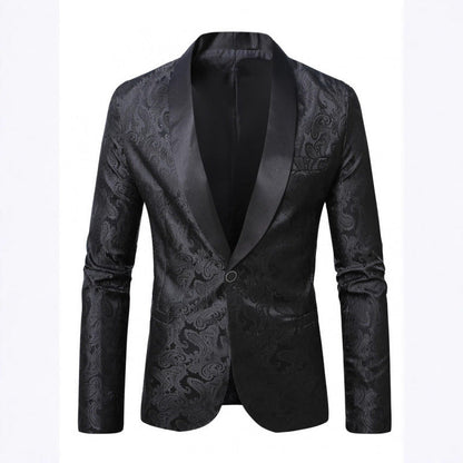 Herren Smokingsanzug Blazer Elegant Paisley Muster