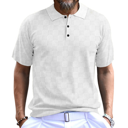 Herren Polo-Shirt Modern mit Struktur und Komfort-Kragen
