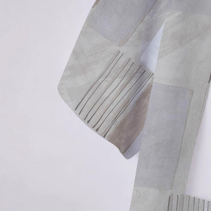 Herren Kurzarmhemd Geometrisch Modern Knopfdetails