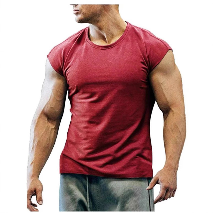 Herren Muskelshirt Ärmellos Sportlich Fit - BerlinGlamour