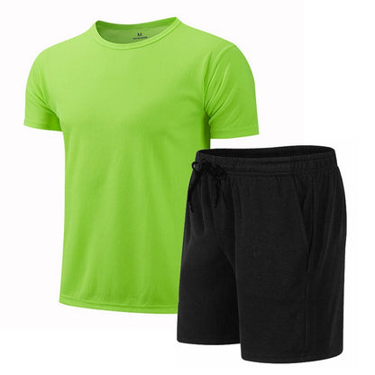 Herren Sportset Funktionsshirt und Laufshorts Sportlich