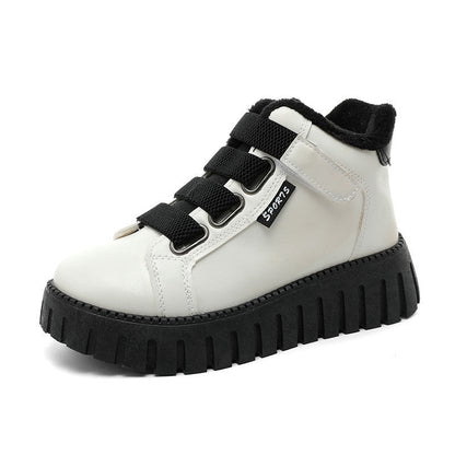 Damen Sneaker High-Top Warm Gefüttert Rutschfest