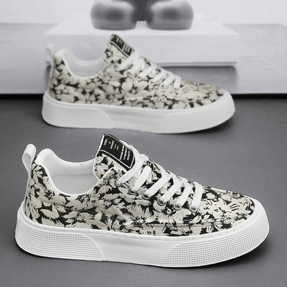 Damen Sneaker Floral Rutschfest Mode Schuhe
