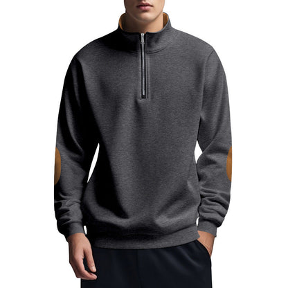 Herren Pullover Funktional Reißverschluss Kragen Hoch