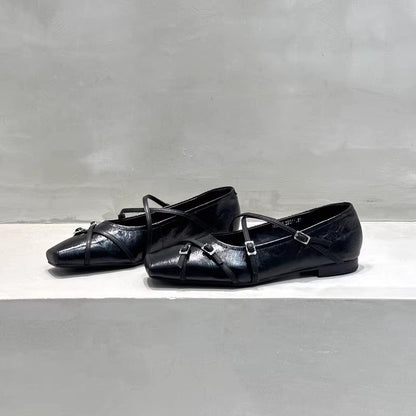 Damen Ballerinas Elegante Schlaufen-Design Komfortabel