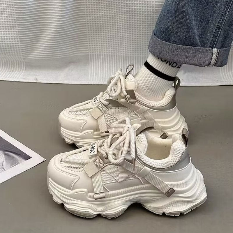 Damen Sneaker Sportlich Atmungsaktiv Stabiler Sohle - BerlinGlamour