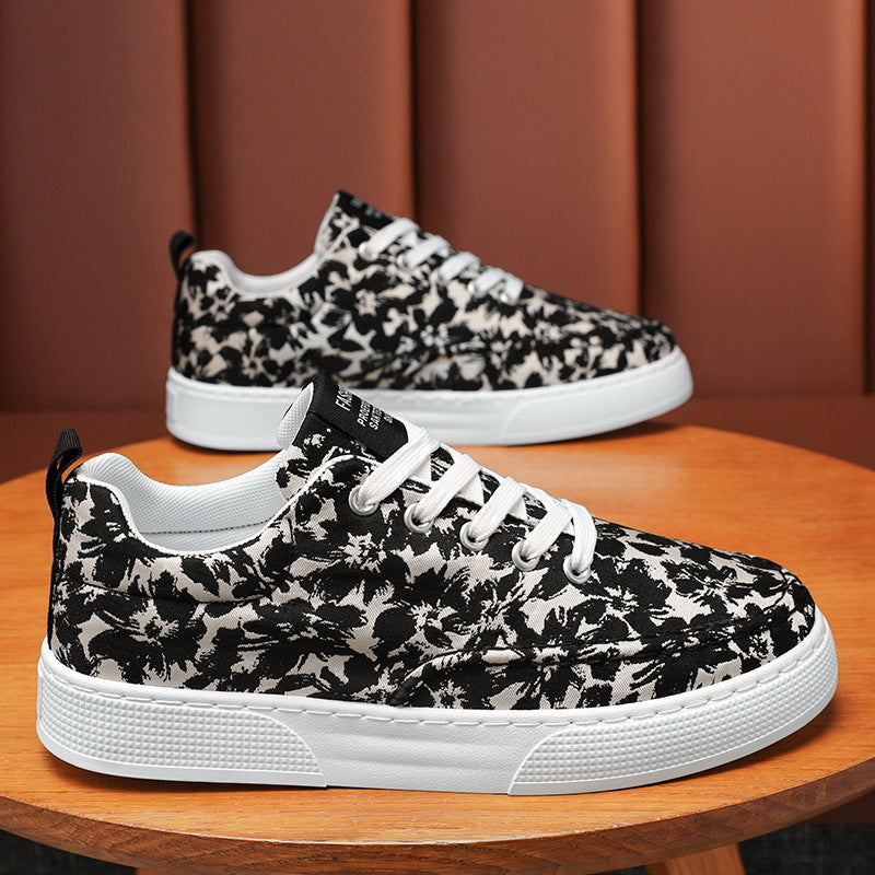 Damen Sneaker Floral Modern Komfort Sohle - BerlinGlamour