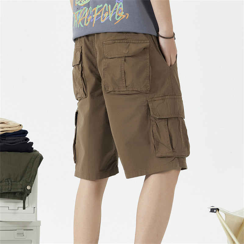 Herren Cargo Shorts Leicht Bequem Mit vielen Taschen