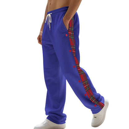 Herren Jogginghose Asymmetrisch Mit Knöpfen Modern