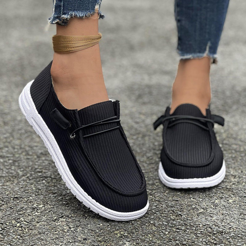 Damen Slipper Modern Elastisch Riffle Design