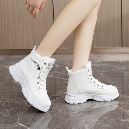 Damen High-Top Sneaker Winter Warm Kuschelig