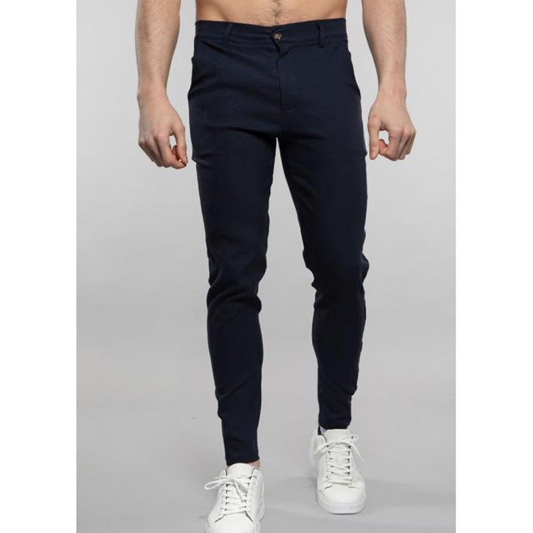 Herren Slim-Fit Hose Modern Elegant Schmal