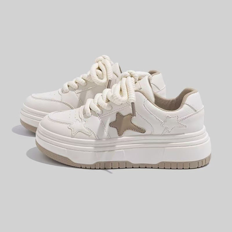 Damen Sneaker Chunky Mode Schuhe mit Sternen - BerlinGlamour