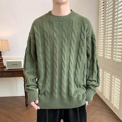 Herren Pullover Grobstrick Modern Berlin Stil