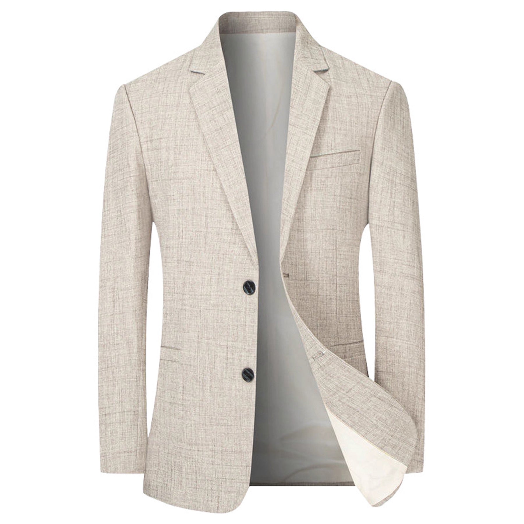 Herren Blazer Freizeit Elegante Struktur Optik Modern - BerlinGlamour
