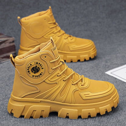 Damen High-Top Stiefel Robust Winterstiefel Rutschfest
