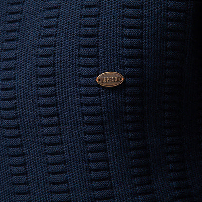 Herren Pullover Strukturiert Halbzipp Modisch Berlin