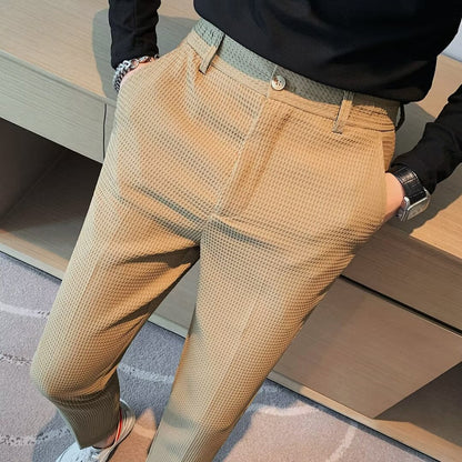 Herren Slim-Fit Hose Frühlings Look Modern