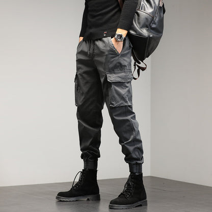 Herren Cargohose Elastisch Bequem Mit Seitentaschen