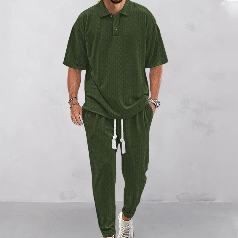 Herren Joggingset Bequem Freizeit Outfit