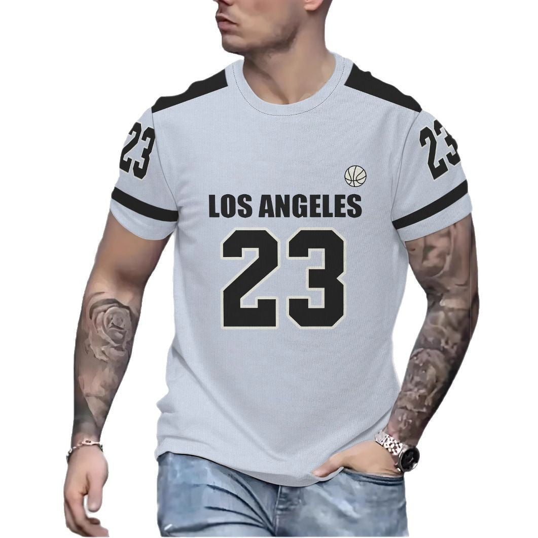 Herren Basketball T-Shirt Berlin Grafikdruck Sportlich