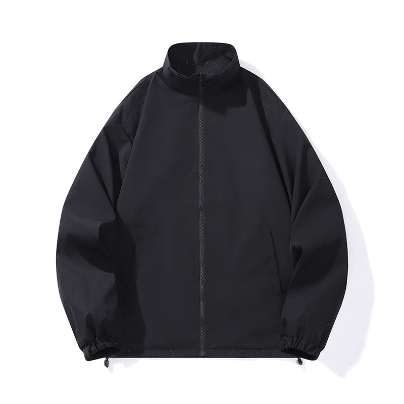 Herren Windbreaker Sportjacke Wasserdicht