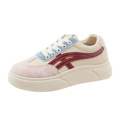 Damen Sneaker mit Plattform Komfortabel Sportlich