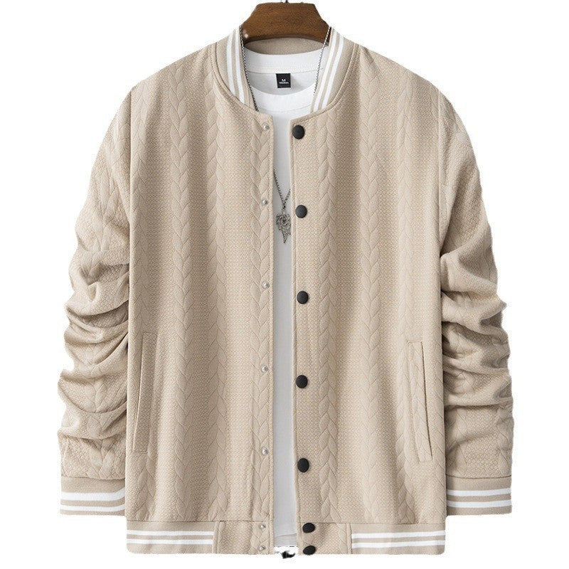 Herren Sportjacke College Style Modern Strukturiert