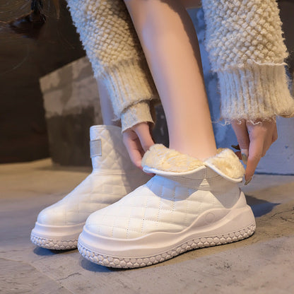 Damen Winterstiefel Warm Gefüttert Schnee Boots