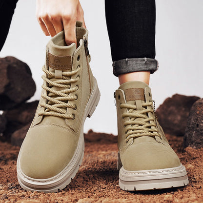 Damen Stiefel High-Top Robust Schnellschnürung Winter