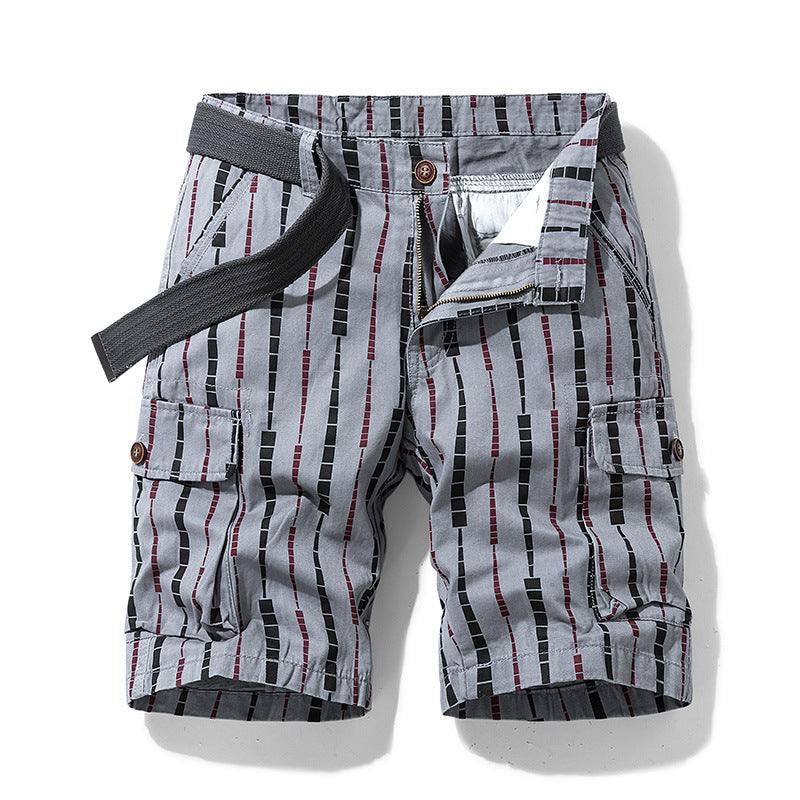 Herren Cargoshorts Elastisch Mit Vielen Taschen Modern